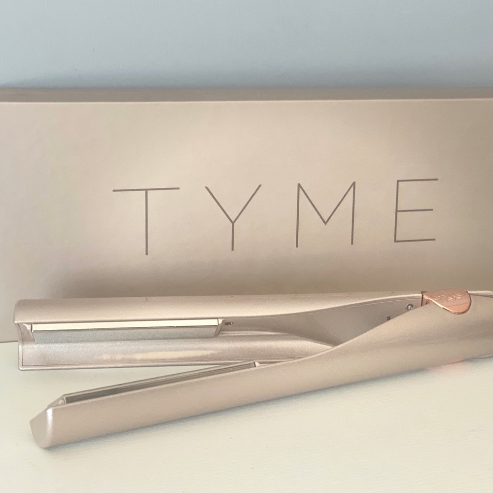 TYME hair straightener and curler